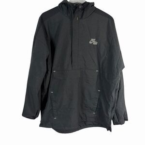 Nike Air Hooded Anorak Jacket Dark Gray Red Tag XL